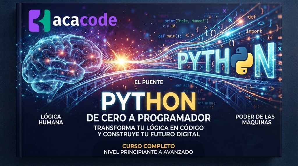 Curso Python de cero a programador - acacode: el puente entre la lógica humana y el poder de las máquinas